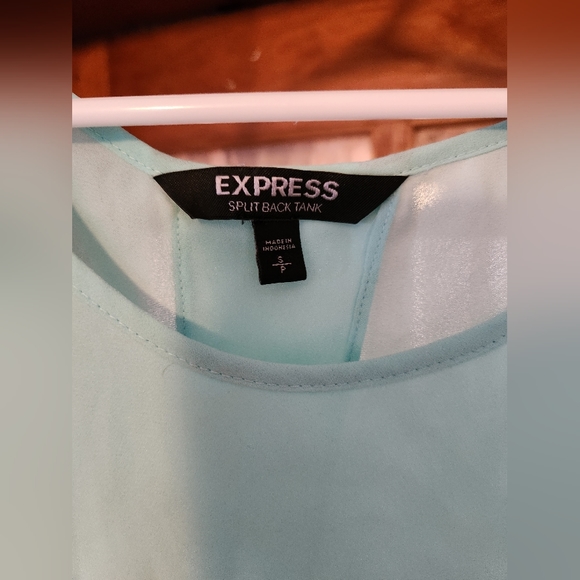 Express Baby Blue Blouse - Picture 3 of 3